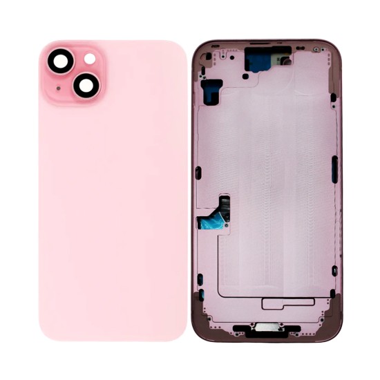 Tampa Traseira+Frame Apple iPhone 15 Plus Rosa